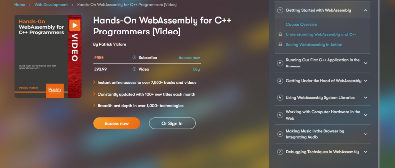 [Packtpub] Hands-On Webassembly For C++ Programmers [Video]